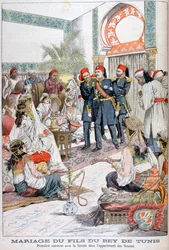 Małżeństwo syna beja Tunisu, 1903
