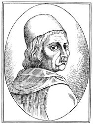 Marsilio Ficino 1433-1499, włoski filozof humanista, 1882