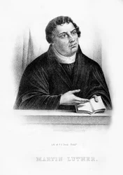 Marcin Luter, teolog niemiecki, mnich augustianów i reformator kościelny, 1854