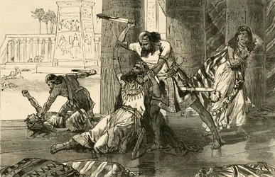 Masakra Chiwwitów dokonana przez Symeona i Lewiego, 1890.
