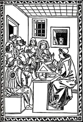 Opanuj ze swoimi uczniami. Christoforo Landino, 1492, 1917