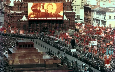 Parada pierwszomajowa, Plac Czerwony, Moskwa, 1972