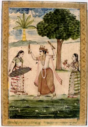 Megha Raga pora deszczowa, XIX w.