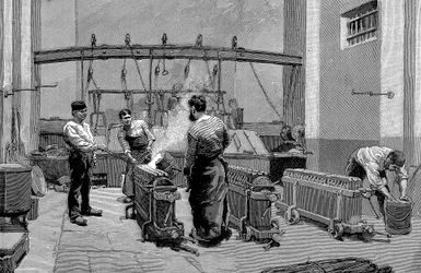 Topialnia w mennicy paryskiej, 1892