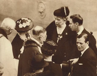 Odsłonięcie pomnika jego ojca, zamek Windsor, 23 kwietnia 1937 r.