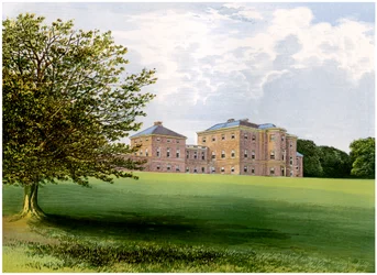 Mersham-le-Hatch, Kent, dom Baroneta Knatchbulla, c1880