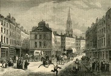 Middle Row, St. Giless, około 1838, 1881.