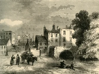 Most Stawu Młyńskiego, 1826 r., ok. 1878 r.