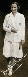 Miss Dorothy Round, mistrzyni Wimbledonu kobiet, 1934