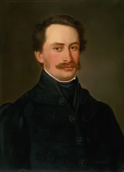 Młody Lewoczanin z wąsami