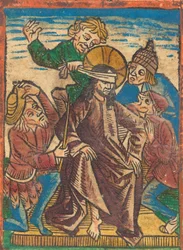 Naśmiewanie się z Chrystusa, c. 1490.