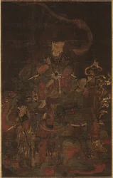 Monju i pomocnicy, 1200s.