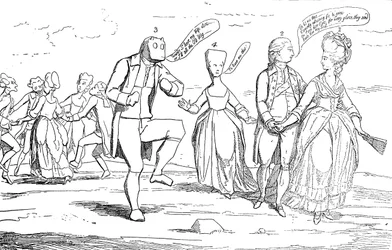 Zabytki niedawno odkryte na Równinie Salisbury, 1782