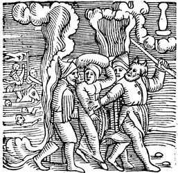 Mojżesz uwalnia Izraelitów z Egiptu, 1557