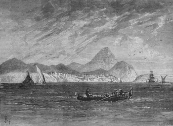 Góra Pernathia i Nowe Navarino, ok. 1880 r.