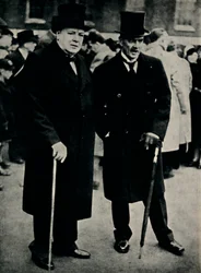 Pan Chamberlain i Pan Churchill, 23 lutego 1940, 1945.