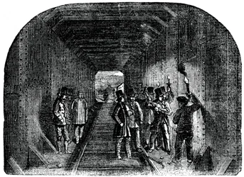 Pan Stephenson wkłada ostatni nit, 1886