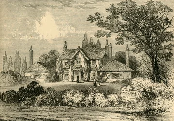 Dom pani Siddons w Westbourne Green, 1800, c1876.