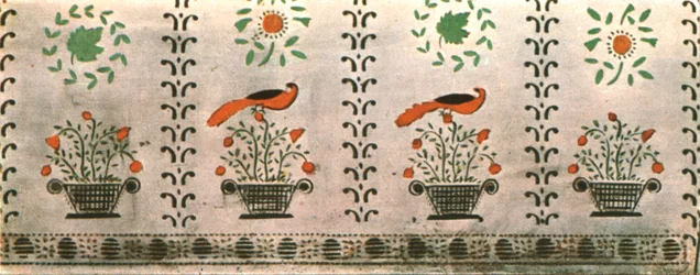 Malowidło ścienne w Grant Family House, Saco, Maine, USA, 1928.