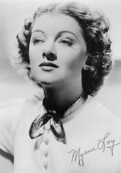 Myrna Loy 1905-1993, amerykańska aktorka, ok. 1930
