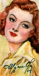 Myrna Loy, 1905-1993, amerykańska aktorka filmowa, XX wiek