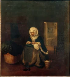 Krawcowa w kołysce