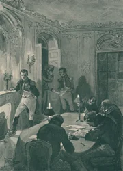 Napoleon dyktuje swoim sekretarzom, 1896