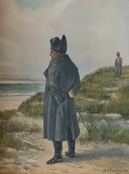Napoleon u św. Heleny, c1815, 1896