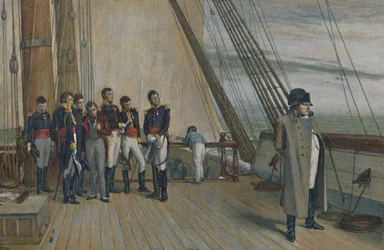 Napoleon na pokładzie H.M.S. Bellerophon, lipiec 1815, 1896.