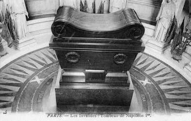 Grób Napoleona, Les Invalides, Paryż, Francja, ok. 1920