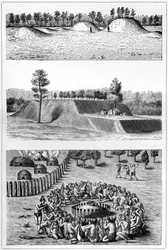 Stanowiska archeologiczne rdzennych Amerykanów, USA, 1901