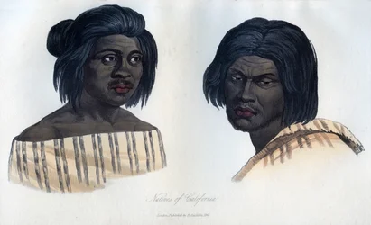 Rdzenni mieszkańcy Kalifornii, 1848