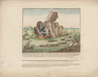 Bitwa morska między flotą rosyjską a osmańską na Morzu Czarnym 28 i 29 czerwca 1788, 1788.