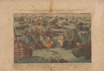 Bitwa morska między flotą rosyjską a osmańską na Morzu Czarnym 28 i 29 czerwca 1788, 1788.