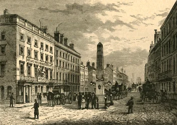 New Bridge Street i Obelisk w 1755, 1897.