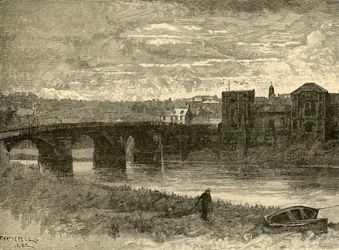Most i zamek Newport, 1898 r.