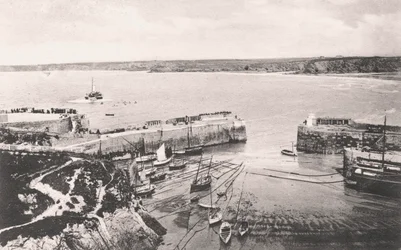 Port Newquay, Newquay, Kornwalia, 1908