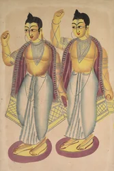 Nitai i Gaur, 1800.