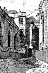 Nr 8, Cliffords Inn i Hall on Left, 1903