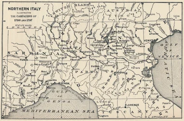 Północne Włochy – Ilustruje kampanie z lat 1796 i 1797, 1896