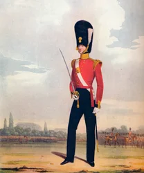 Oficer 87. Królewskiego Pułku Fizylierów Irlandzkich, ok. 1833 r. 1914
