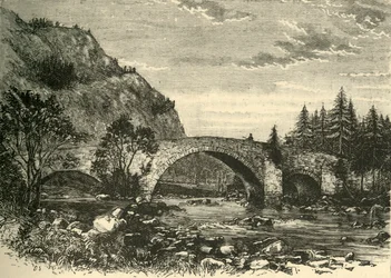 Stary most w Invercauld, 1898.