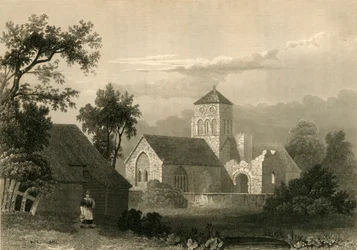 Stary Kościół Shoreham, 1835.