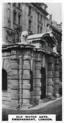 Old Water Gate, Embankment, Londyn, ok. 1920 r.