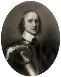 Oliver Cromwell, 1599-1658, angielski dowódca wojskowy i polityk, 1899