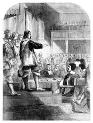 Oliver Cromwell 1599-1658 odmawiający przyjęcia korony, c1902