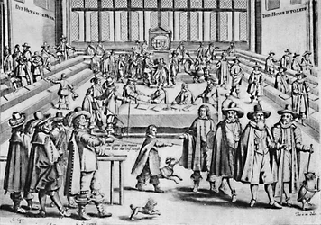 Oliver Cromwell rozwiązujący długi parlament, 1653, 1903
