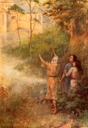 „W tym miejscu natychmiast powstał piękny pałac”, 1917.