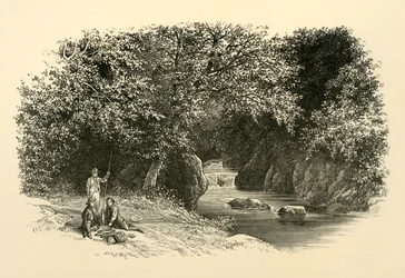 Na Dargle, ok. 1890.