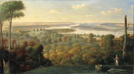 Na rzece Ohio, ca. 1840.